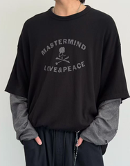 Mastermind Love Peace Fake Layer Vintage Tee