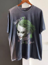 Joker Dark Knight 2008 Vintage Washed Graphic Tee