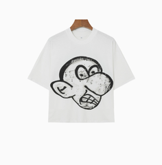 Mario Retro Graffiti Oversized Graphic Tee
