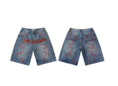 Vale Forever VALE DREAMS Distressed Denim Shorts