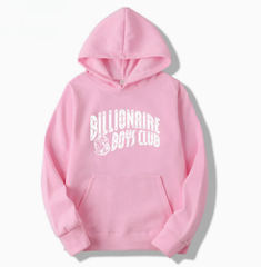 BBC Pink Astronaut Logo Graphic Hoodie