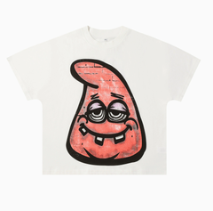Patrick Star Vintage Graffiti Oversized Tee
