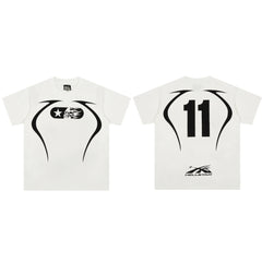 HELLSTAR 11 Graphic T-Shirt – White