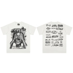 HELLSTAR Logo Archive Graphic T-Shirt