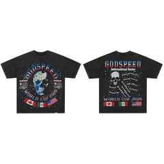 GodSpeed World Cup 2026 Skull T-Shirt