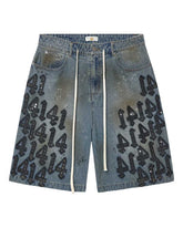 Vale Forever Lucky Charms Jorts Blue/Black