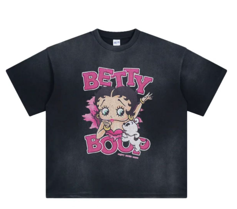 Betty Boop Classic Pose Vintage Washed Tee