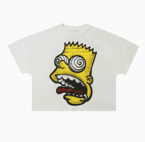 Bart Simpson Retro Cartoon Streetwear Tee