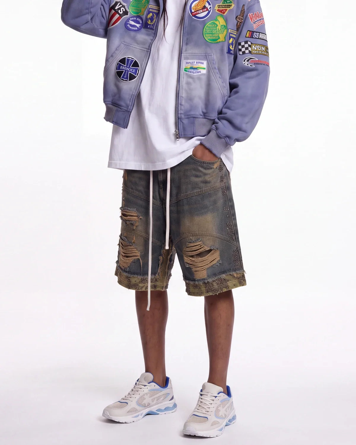 Vale Forever Double Jorts Blue