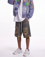Vale Forever Double Jorts Blue