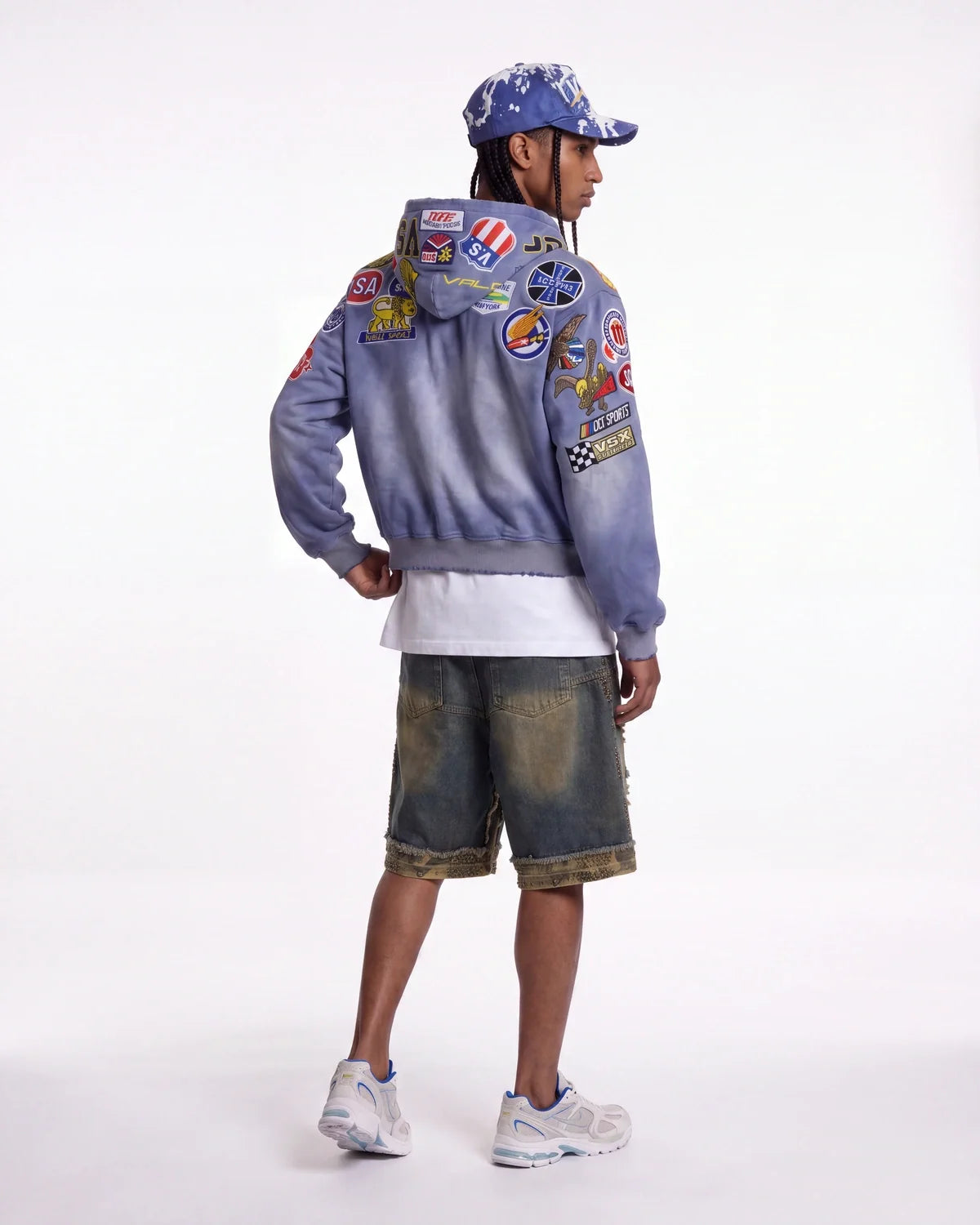 Vale Forever Double Jorts Blue