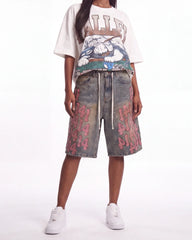 Vale Forever Lucky Charms Jorts Blue/Pink