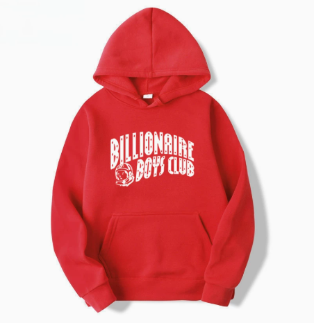 BBC Red Astronaut Logo Pullover Hoodie