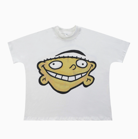 Ed Bighead Cartoon Graphic Oversized Tee