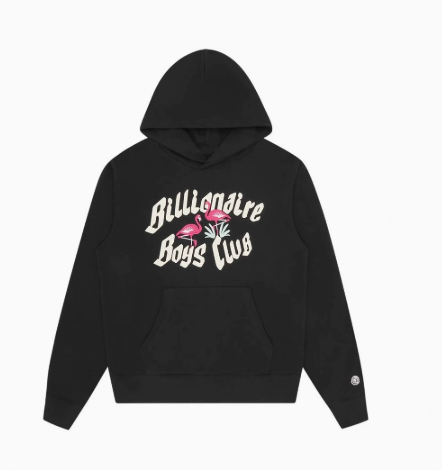 BBC Black Flamingo Logo Pullover Hoodie