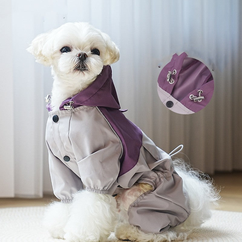 Pet Raincoat with Hood
