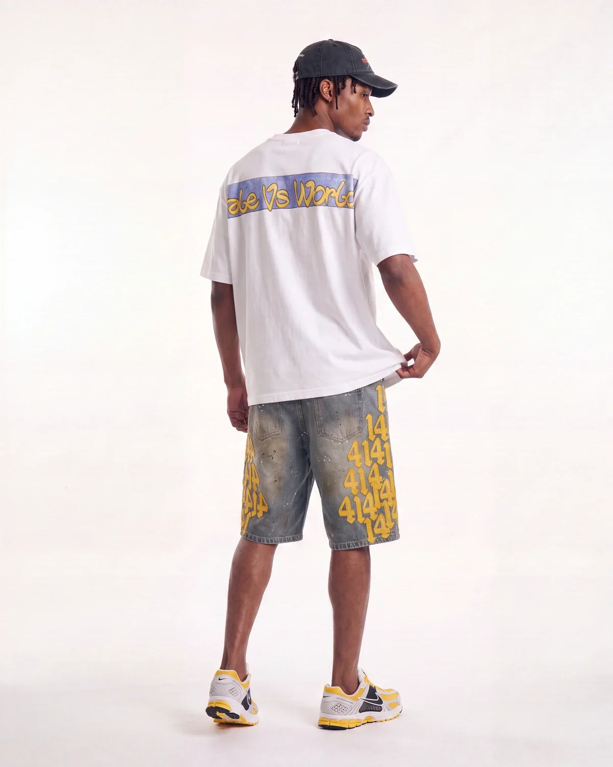 Vale Forever Lucky Charms Jorts Blue/Yellow