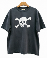 Mastermind Japan Skull Crossbones Distressed Tee
