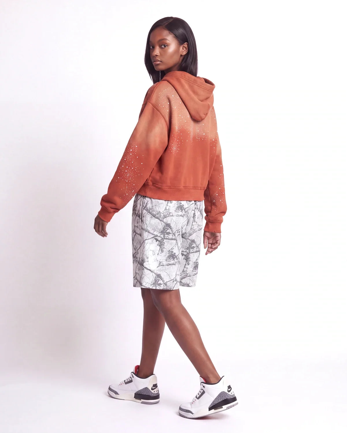 Vale Forever Classico Zip Up Hoodie Orange