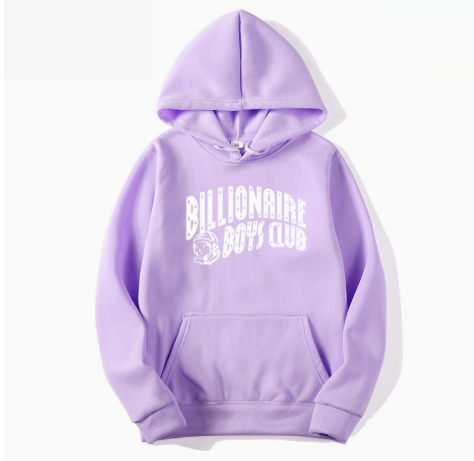BBC Purple Astronaut Logo Graphic Hoodie