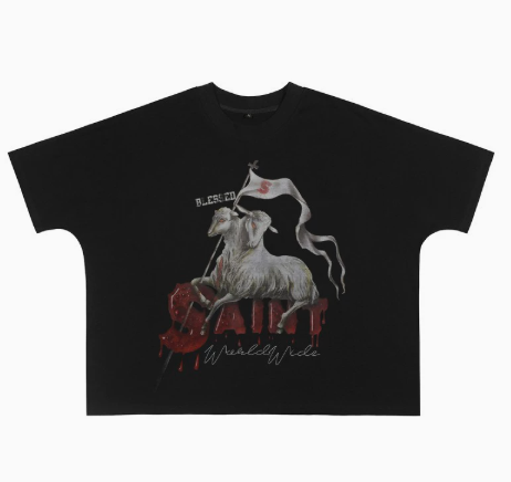 Blessed Saint Goat Knight Graphic Tee