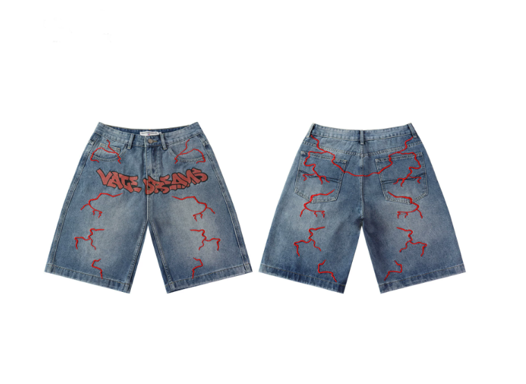 Vale Forever VALE DREAMS Distressed Denim Shorts