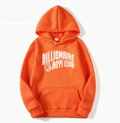 BBC Orange Astronaut Logo Graphic Hoodie