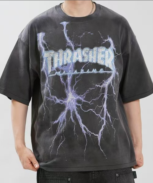Thrasher Lightning Bolt Vintage Washed Tee