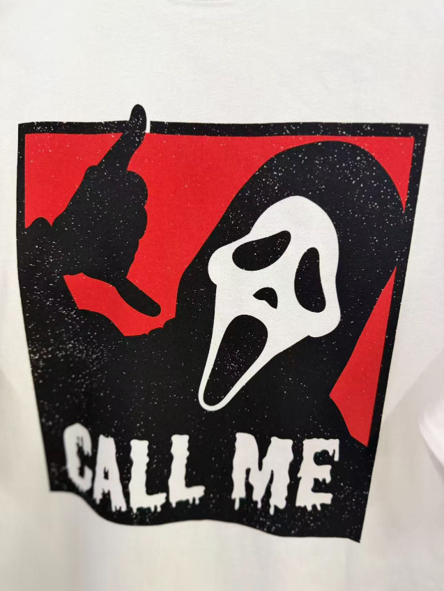 Ghostface Call Me Vintage Washed Horror Tee