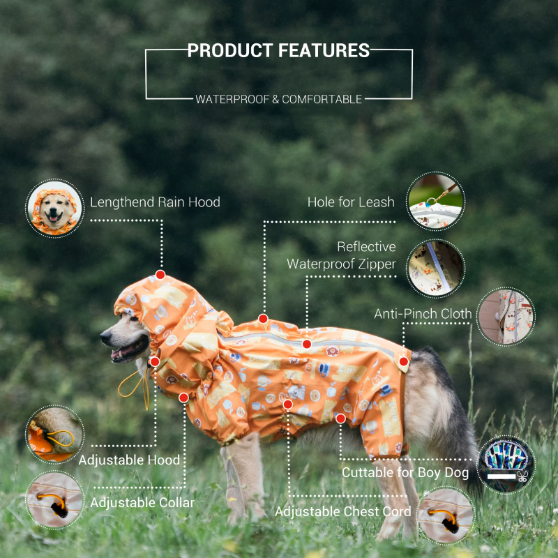 RainShell Blue Dog Suit