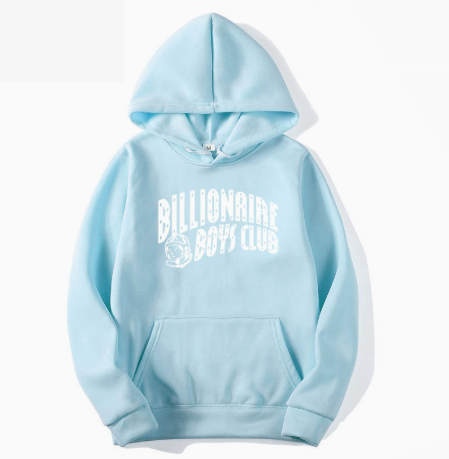 BBC Light Blue Astronaut Logo Graphic Hoodie