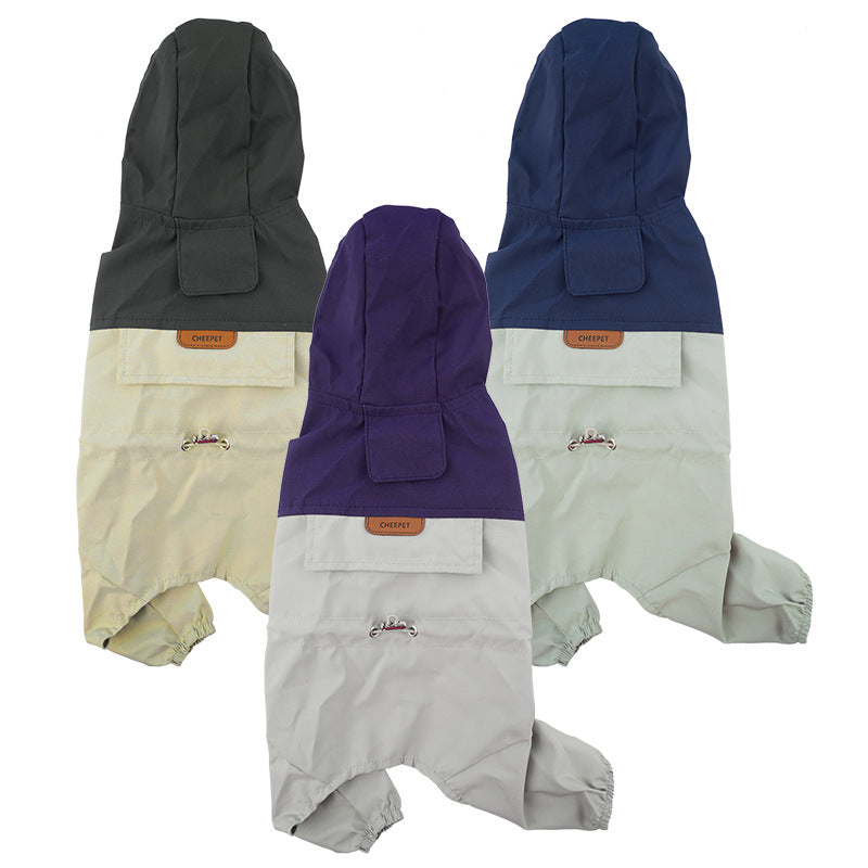Pet Raincoat with Hood