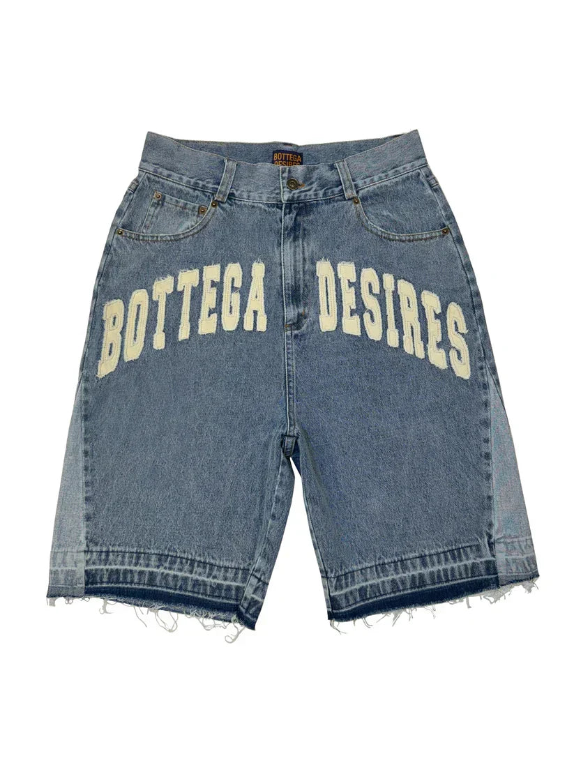 BOTTEGA DESIRES DENIM SHORTS (BLUE)