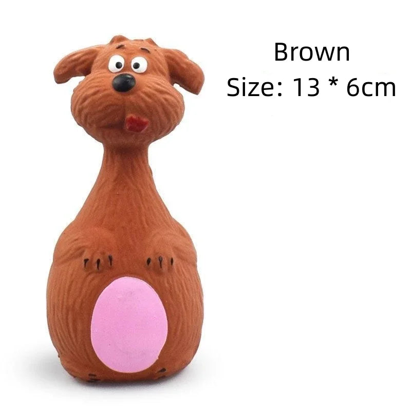 Latex Squeaky Animal Dog Toy