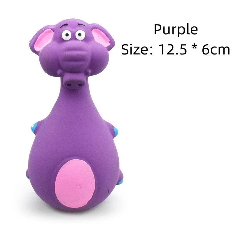 Latex Squeaky Animal Dog Toy