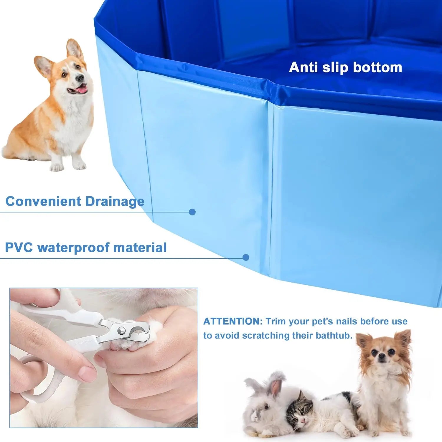 PVC Foldable Pet Pool