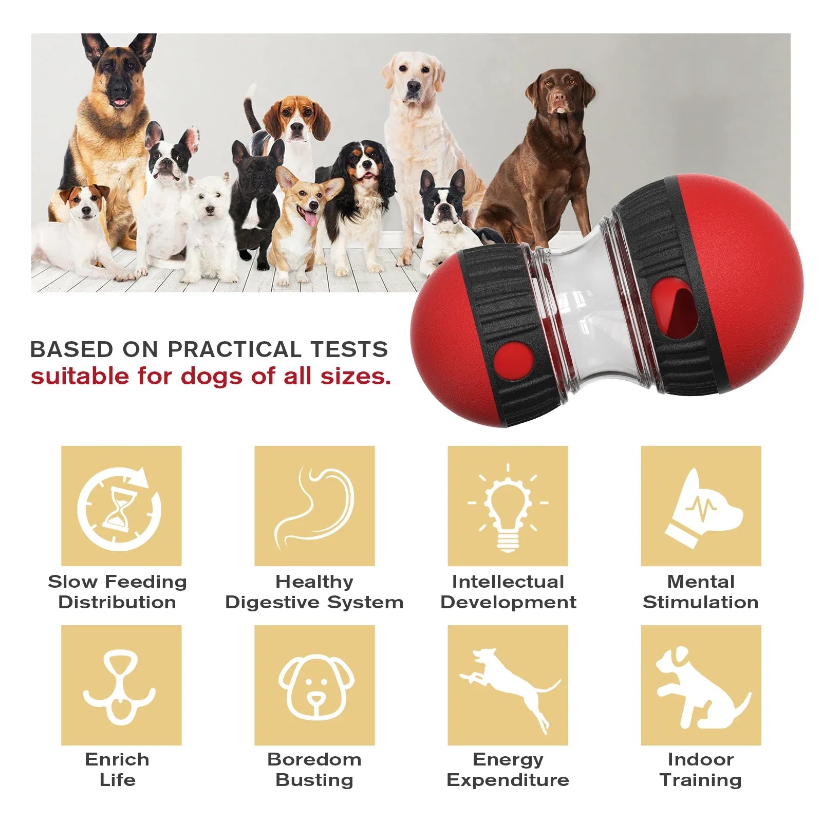 Interactive Dog Treat Toy