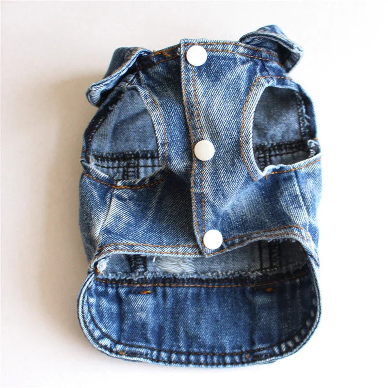 Denim Jacket for Small Dogs