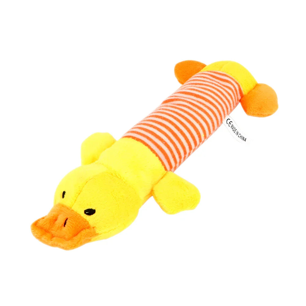 Squeaky Dog Plush Toy Set