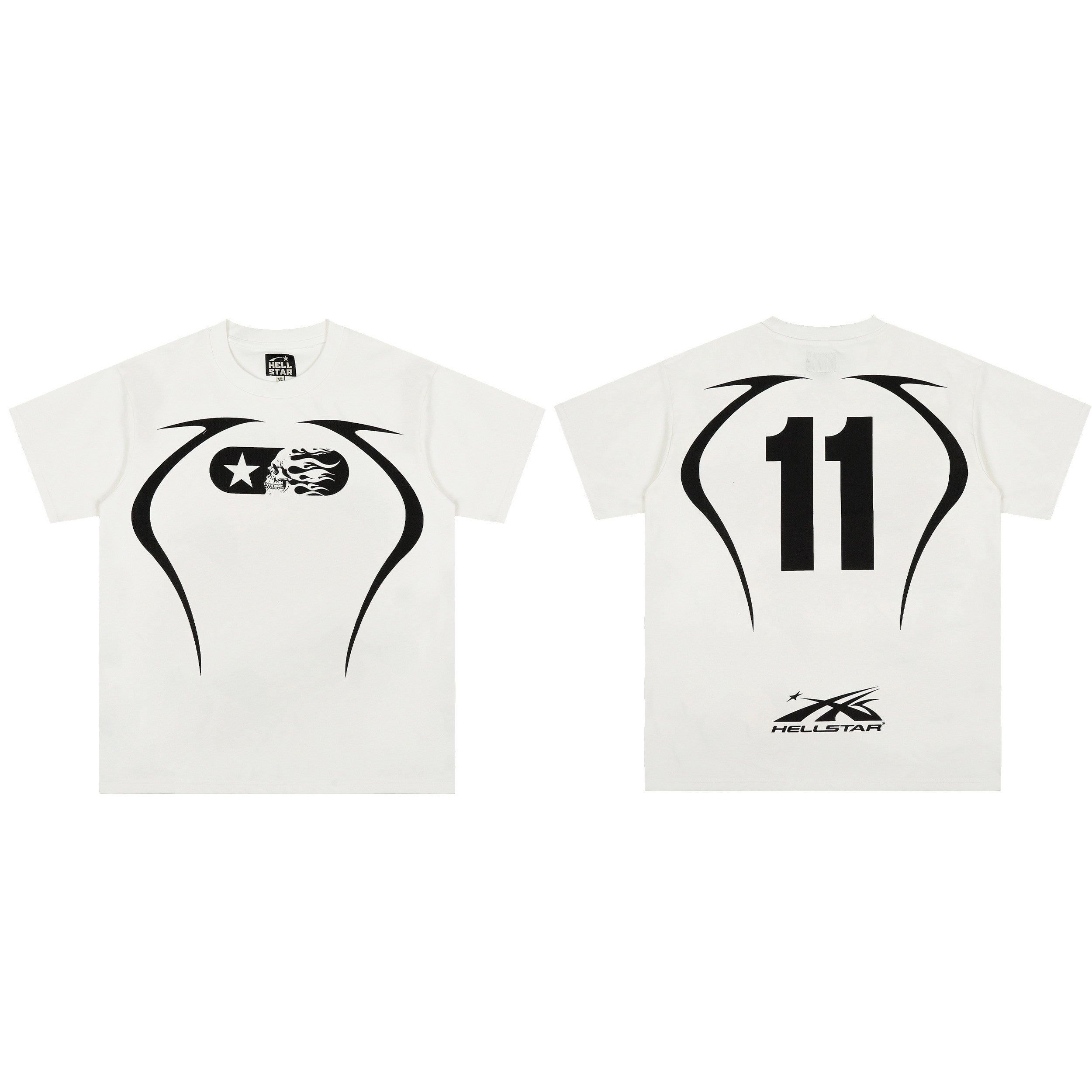 HELLSTAR 11 Graphic T-Shirt – White