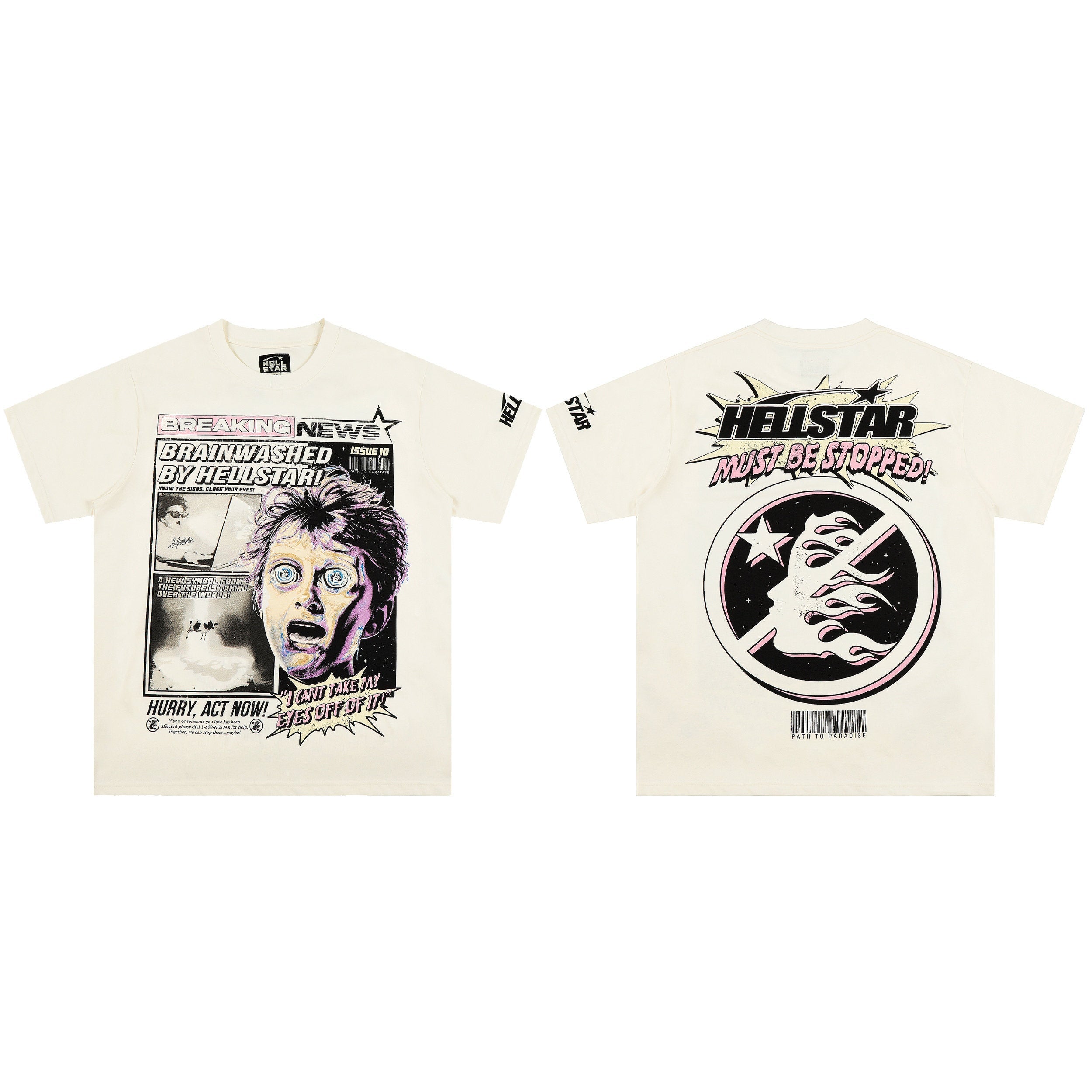 HELLSTAR Breaking News Graphic T-Shirt