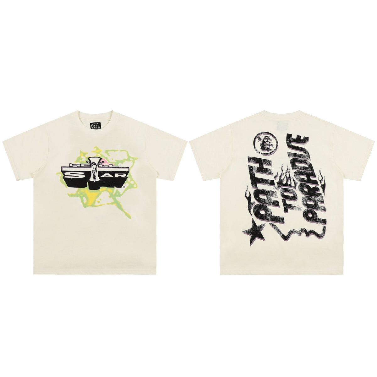 HELLSTAR Star Logo Graphic T-Shirt