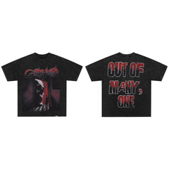 GodSpeed Out of Many Skull Graphic T-Shirt
