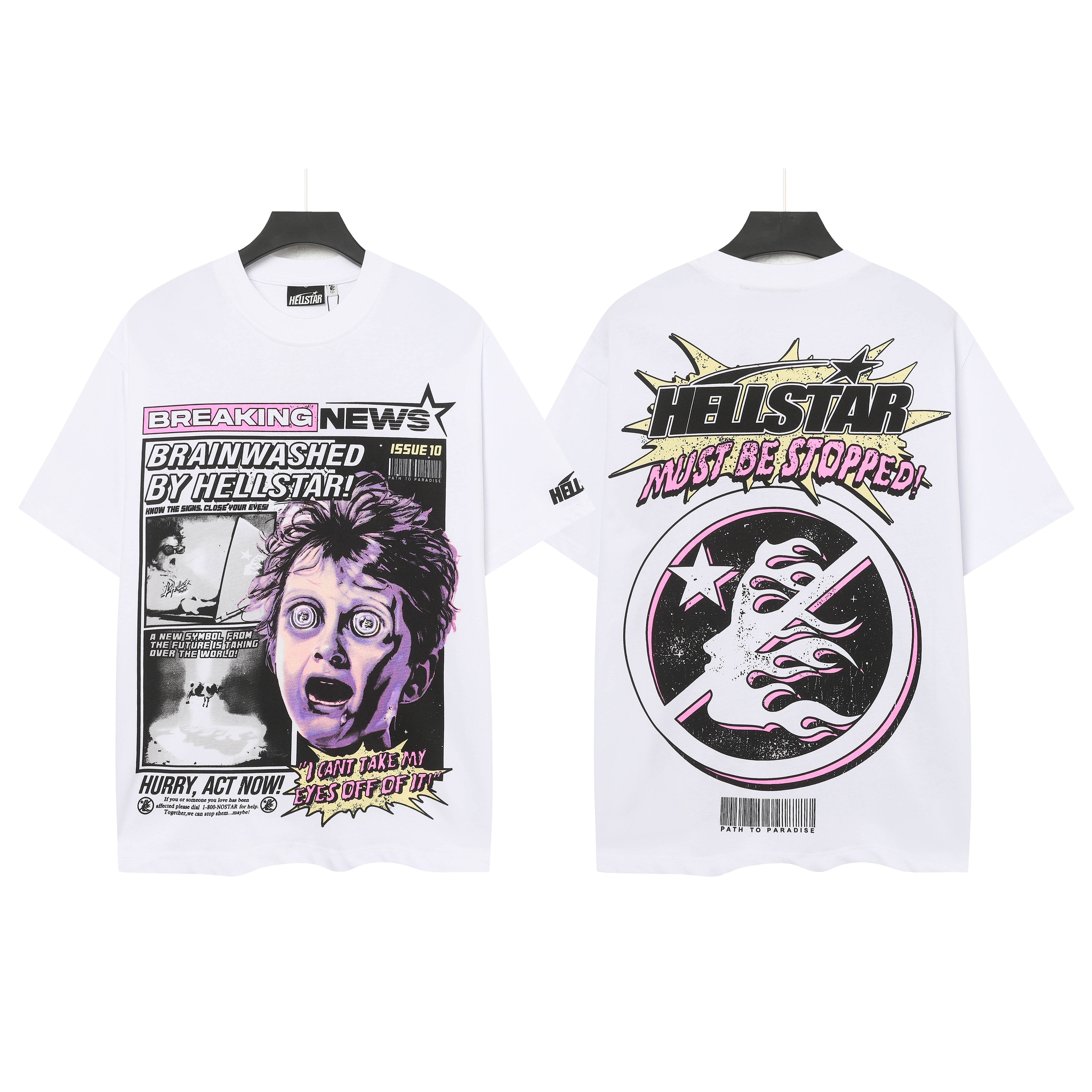 HELLSTAR Breaking News Graphic T-Shirt