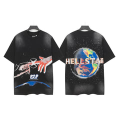 HELLSTAR The Path to Paradise Graphic T-Shirt – White