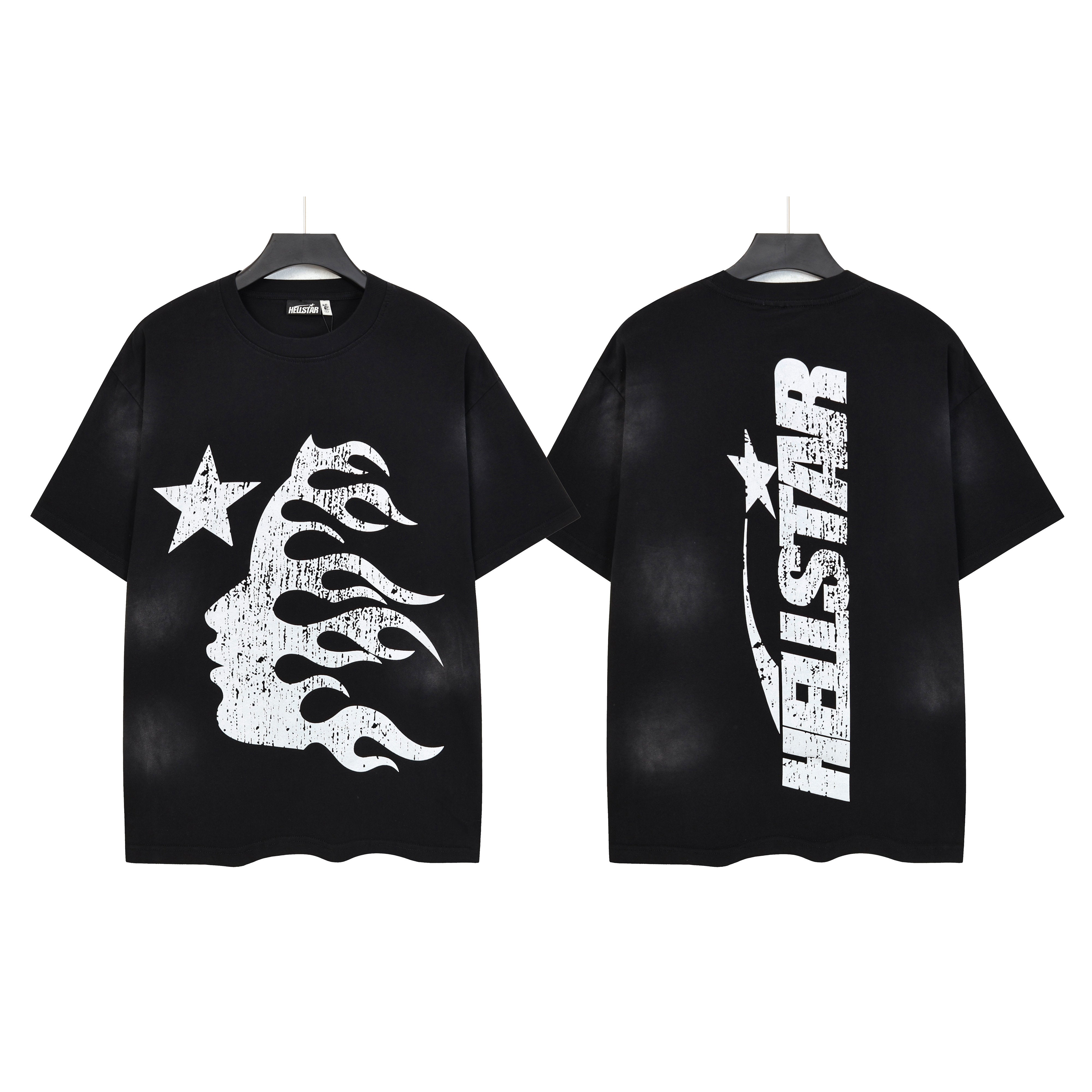 HELLSTAR Star Flame T-Shirt – Black