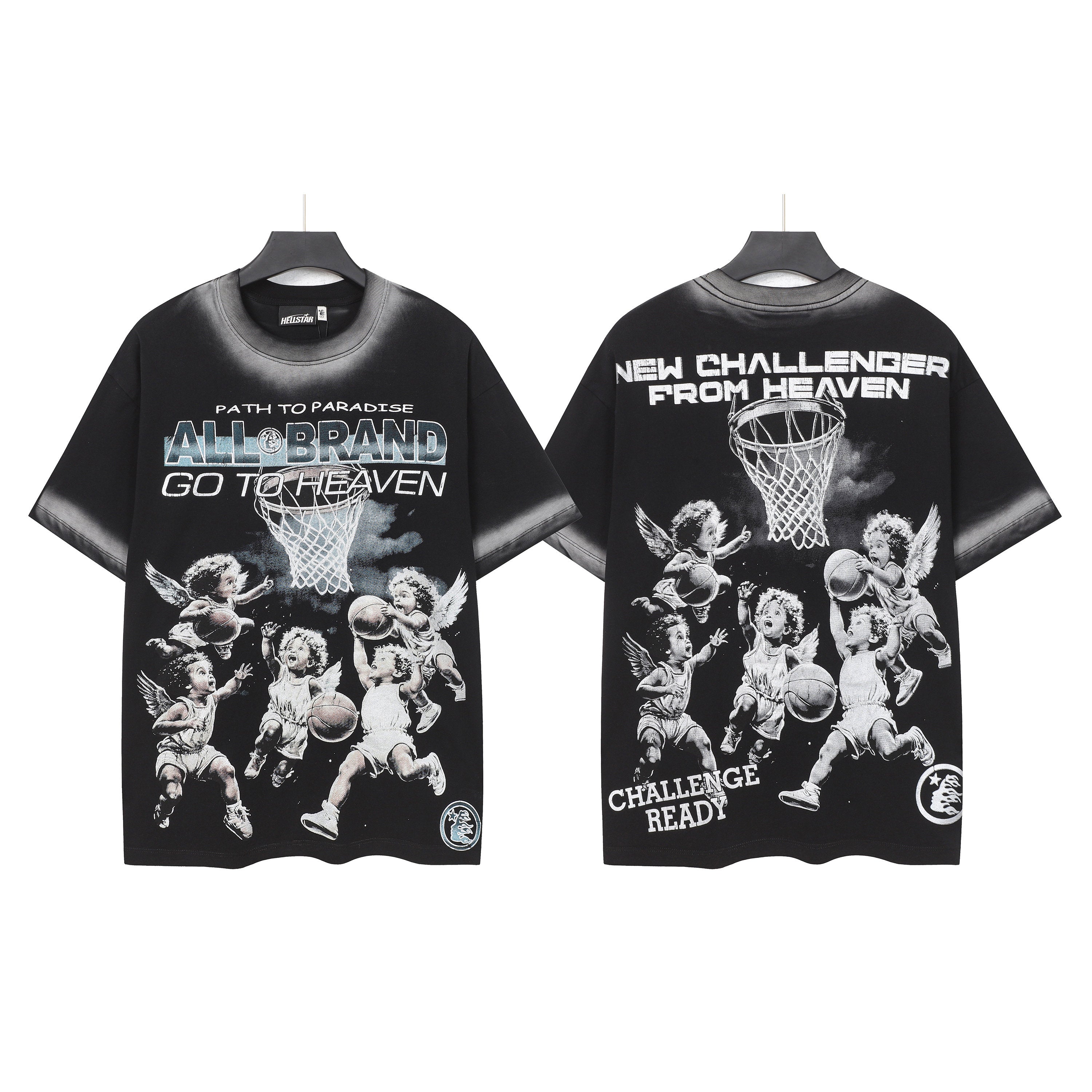HELLSTAR All Brand Basketball T-Shirt – Black