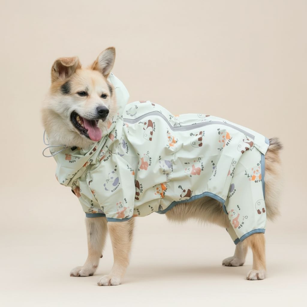 RainShell Blue Dog Suit