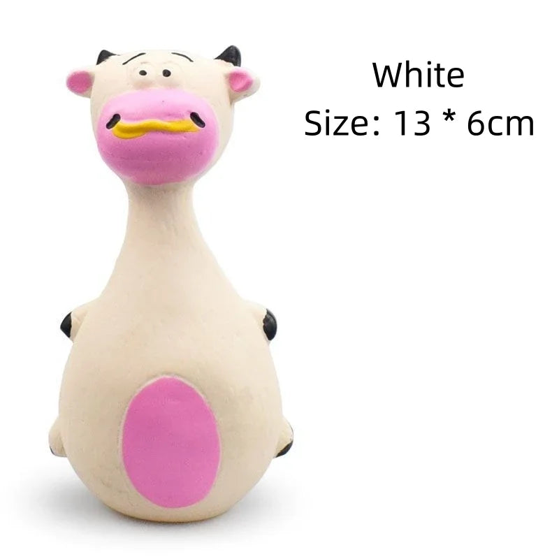 Latex Squeaky Animal Dog Toy