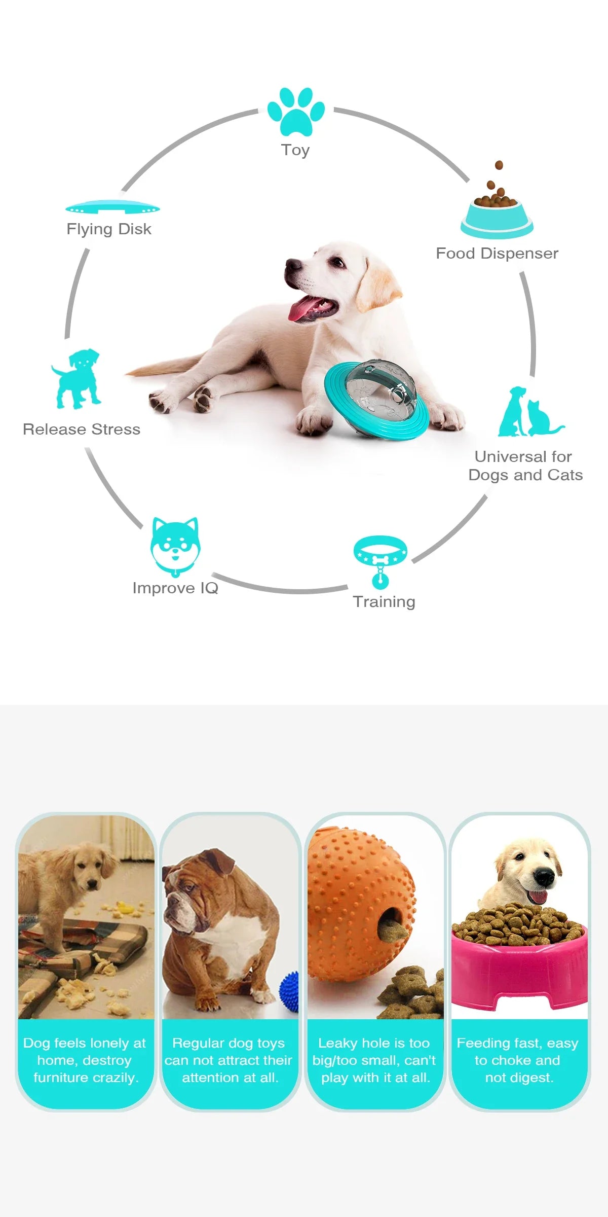 Pet Treat Feeder Toy